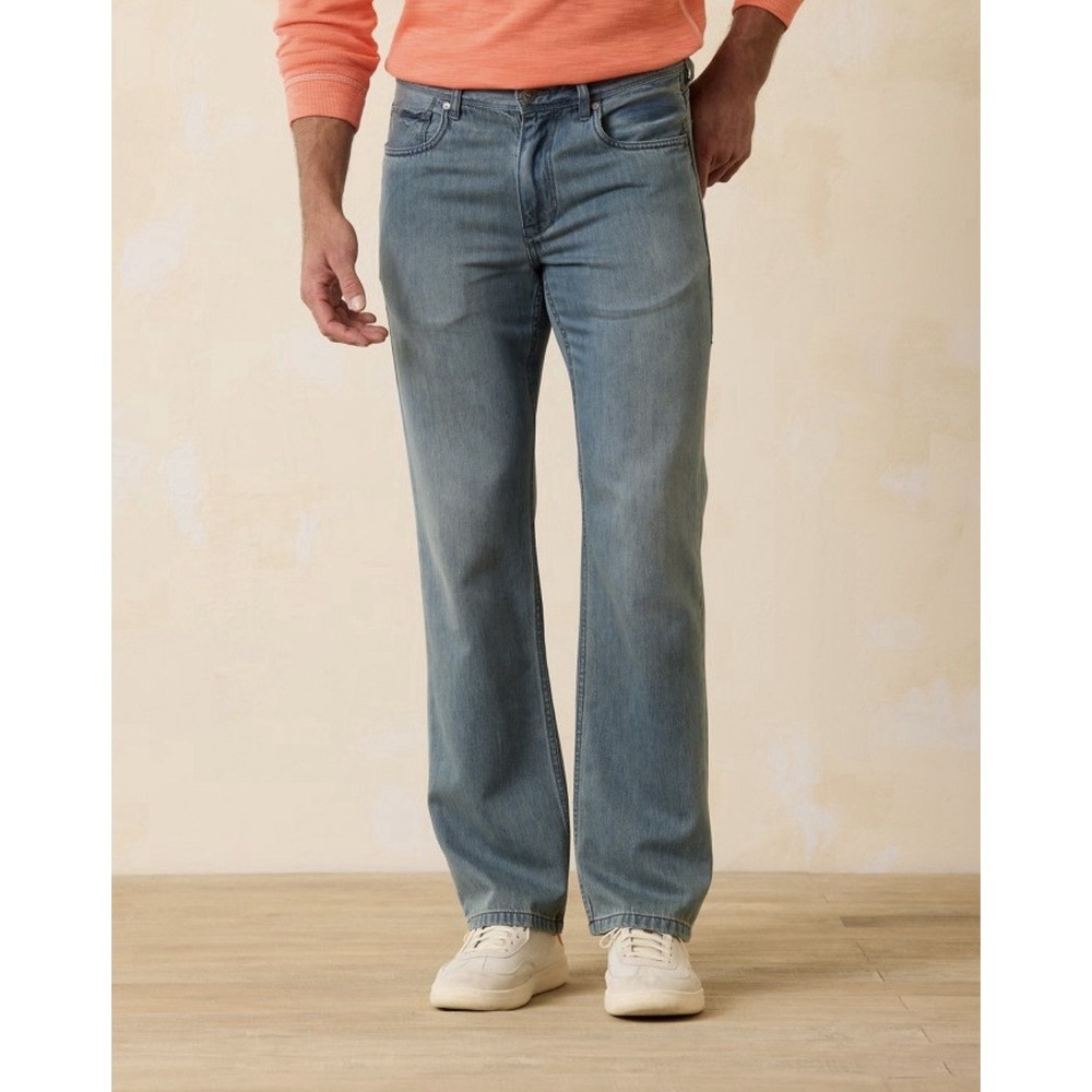 Tommy Bahama Men's‎ Cayman Island Jeans Relaxed Fit Storm Wash Size 44X34 $128